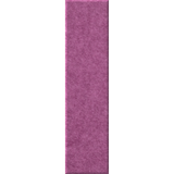 A vertical rectangular sample of textured fabric or carpet in a medium purple color, centered on a plain white background.