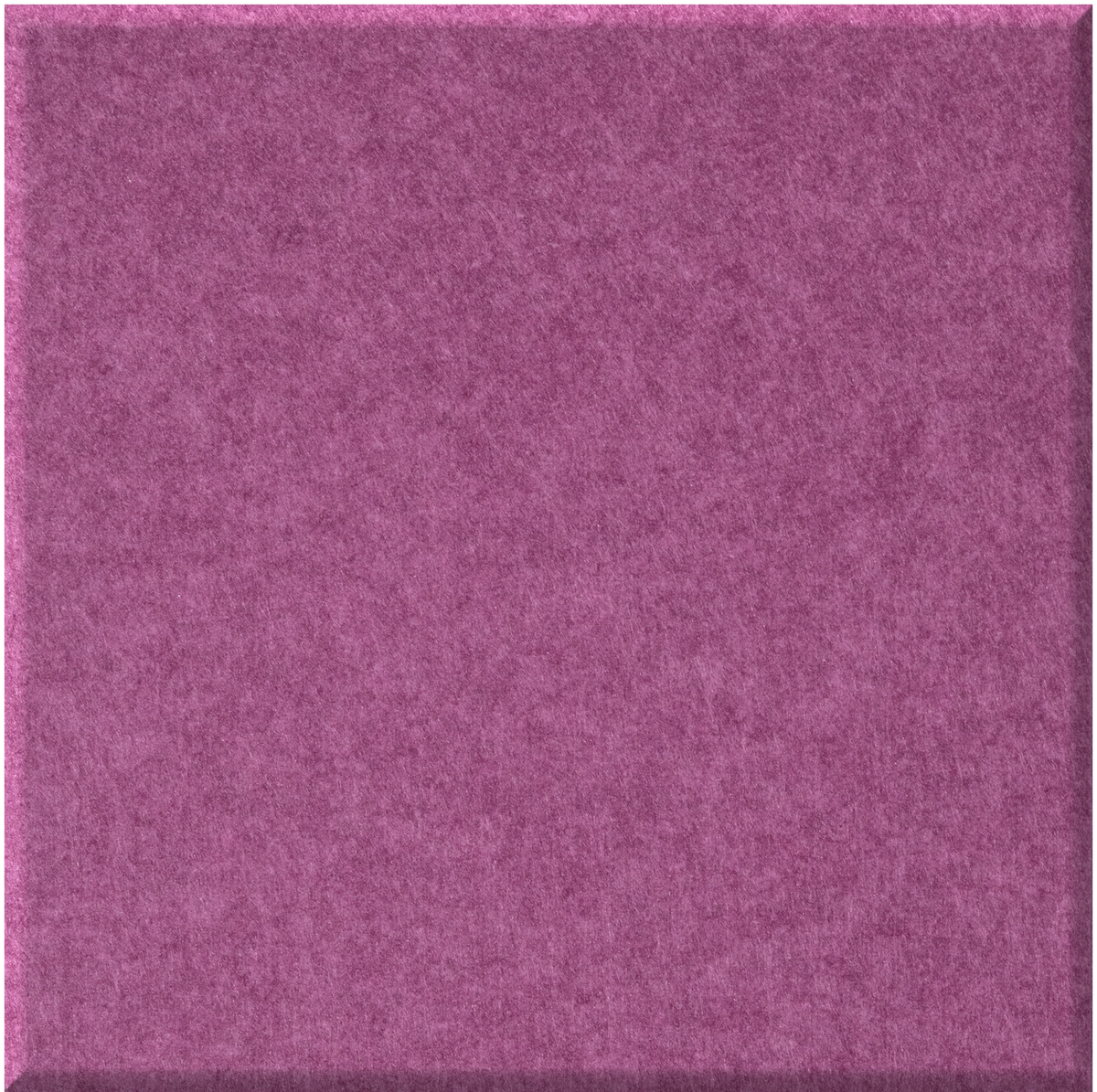 Magenta square tile with mottled, textured surface.