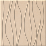 Porcelain 9mm Engraved River felt sample with wavy vertical grooves