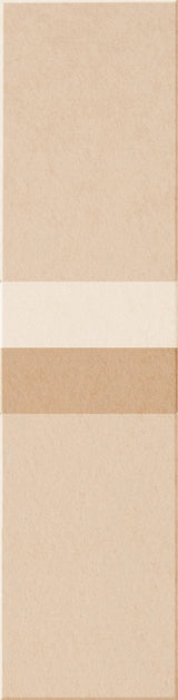 Four rectangular tiles in beige and tan tones stacked vertically showing varying shades and textures.