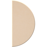 A single semicircular makeup pan in a light lavender-purple shade, shown against a plain white background.