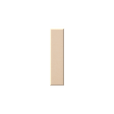 A single rectangular beige tile or panel shown vertically against a plain white background.