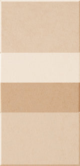Four rectangular tiles in alternating tan and cream colors stacked vertically.