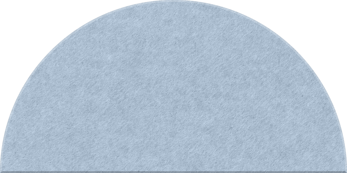 Large Half Circle Tile