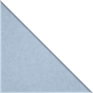 Powder Blue 90° Triangle