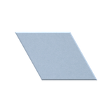 Peel and stick blue diamond tile for wall art