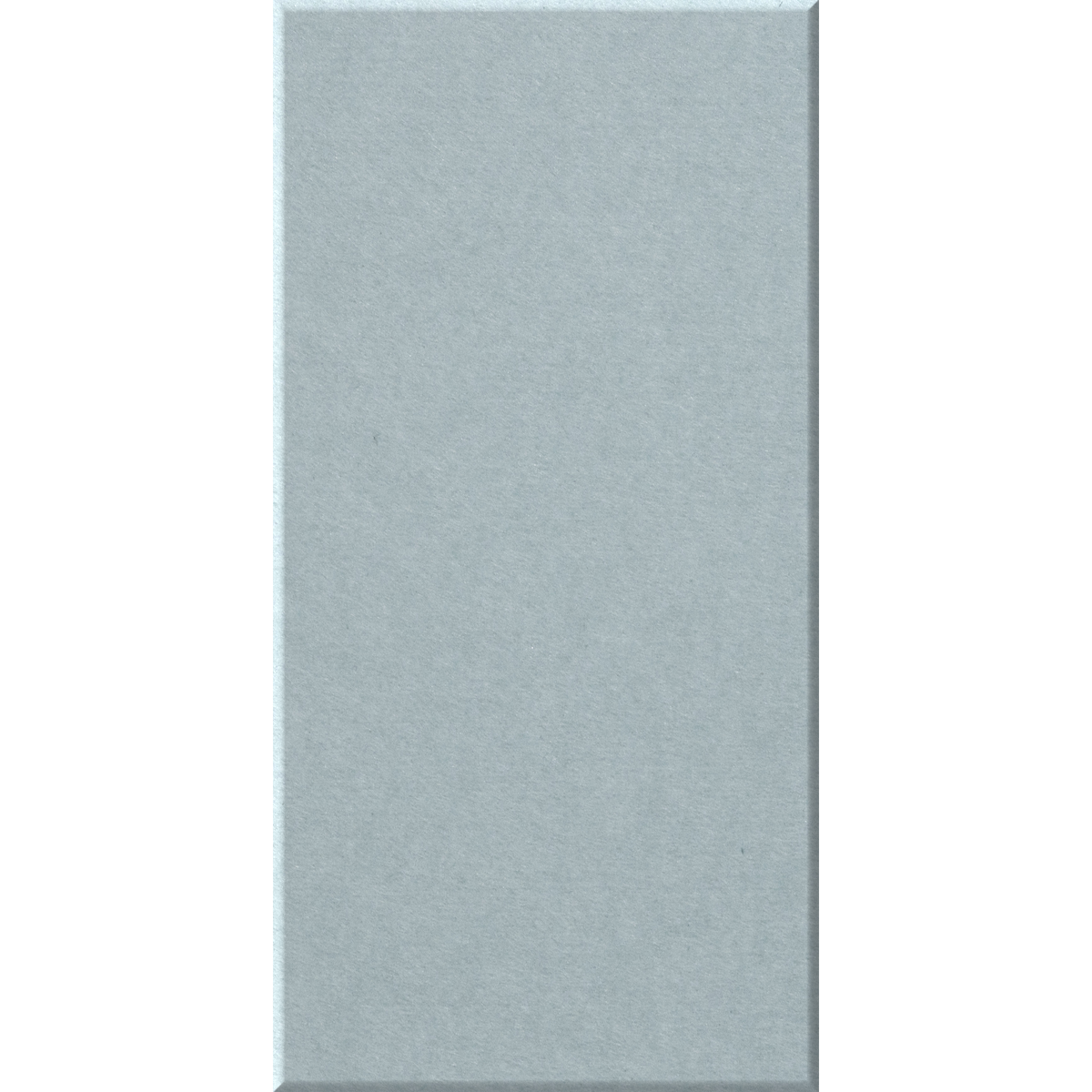 A vertical rectangular tile or panel in a light cool gray color with a subtle textured surface, shown against a white background.