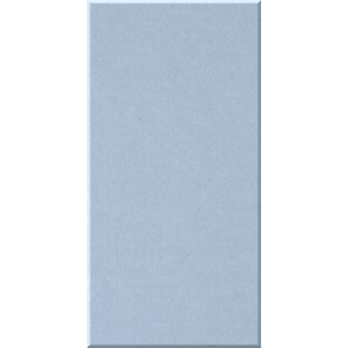 A vertical rectangular panel with a light blue-gray textured surface.