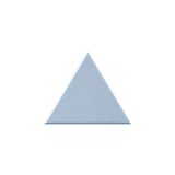A plain light gray triangle centered on a white background.