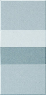 Four rectangular tiles stacked vertically in shades of light blue and white with textured surfaces.