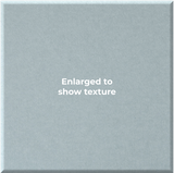 A square light gray textured panel with the centered text 'Enlarged to show texture' on a white background.