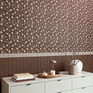 Cocoa 9mm Orchard Blossoms Printed 2'x2'