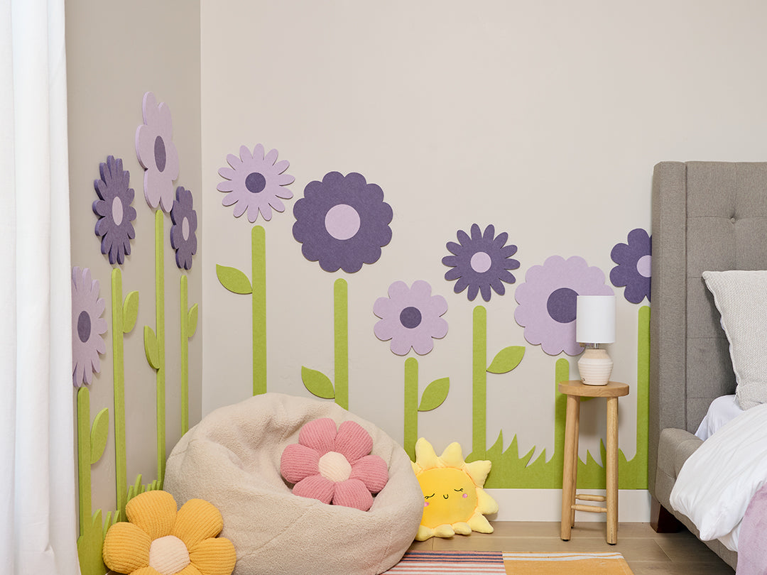 Purple Blossoms with Stems