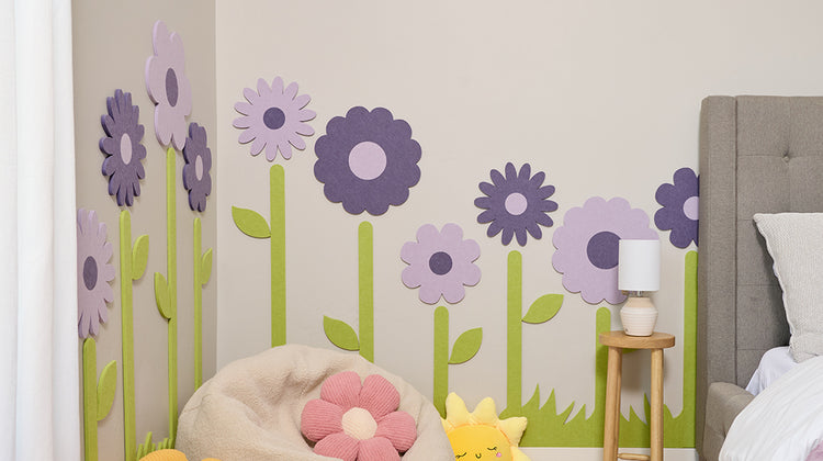 Purple Blossoms with Stems