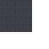 Dark gray textured wall panels with geometric grid pattern and vertical seams.