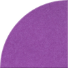 Lavender Quarter Circle