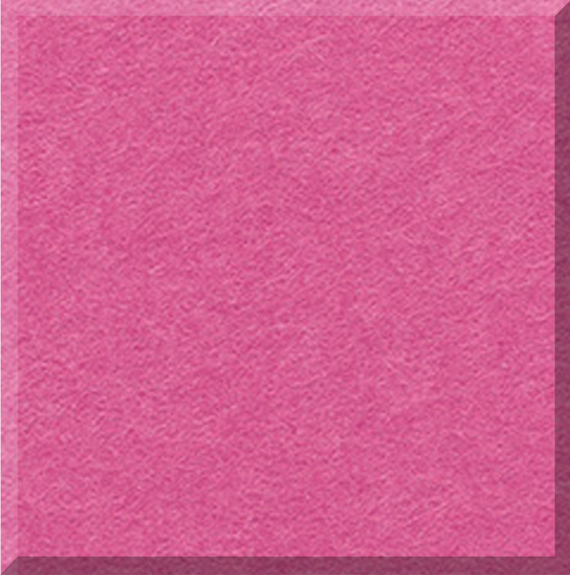 Hot Pink small square felt tile