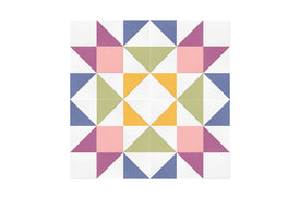 Multicolor quilt Felt Right design made from sound-dampening acoustic felt panels