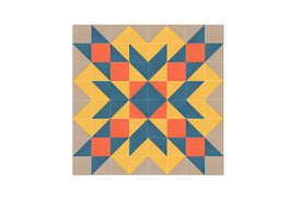 quilt multicolor Felt Right design made from sound-dampening acoustic felt panels