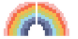 Pixel Rainbow Bliss