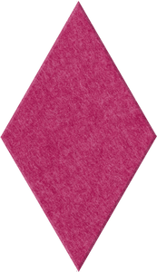 Raspberry Small Diamond Tile