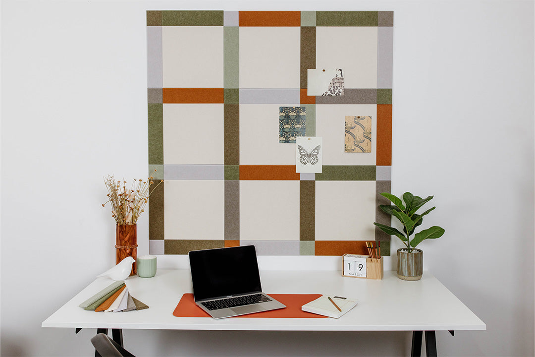 Pinnable Felt Right Multicolor Wall Design 