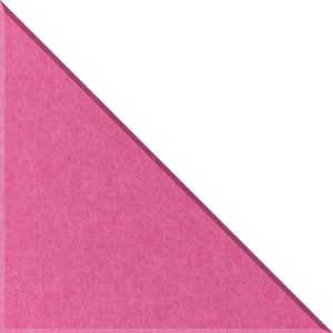 Hot Pink 90° Triangle Tile