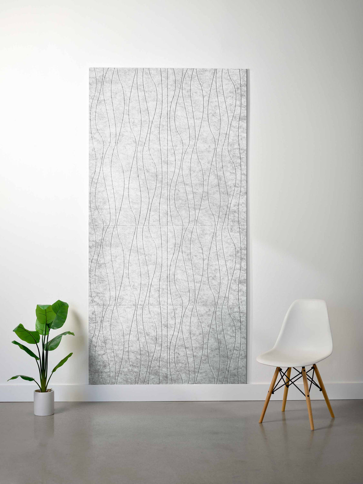 engraved patterned gray acoustic sheet
