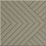 Sage 9mm Engraved Converge felt sample with chevron grooves