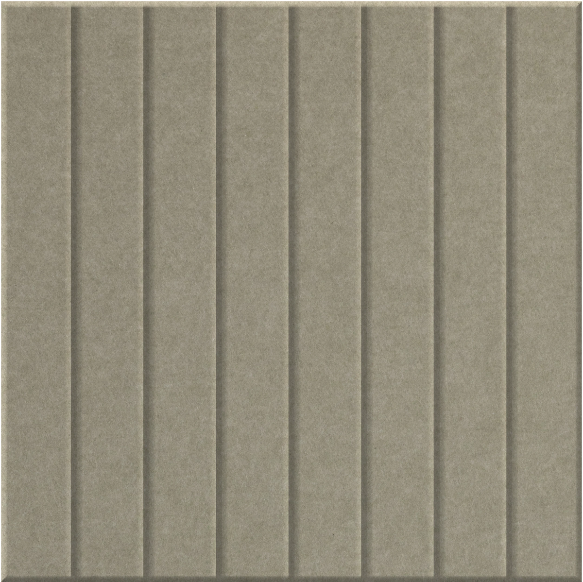 Sage 9mm Engraved Parallel felt sample with straight vertical grooves