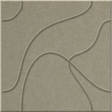 Sage 9mm Engraved Topo felt sample with flowing topographic line grooves