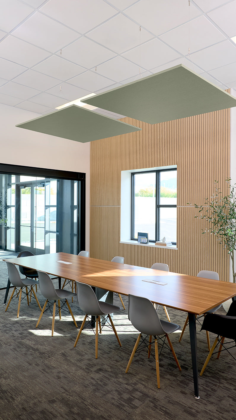 Flat Square Cloud Baffles