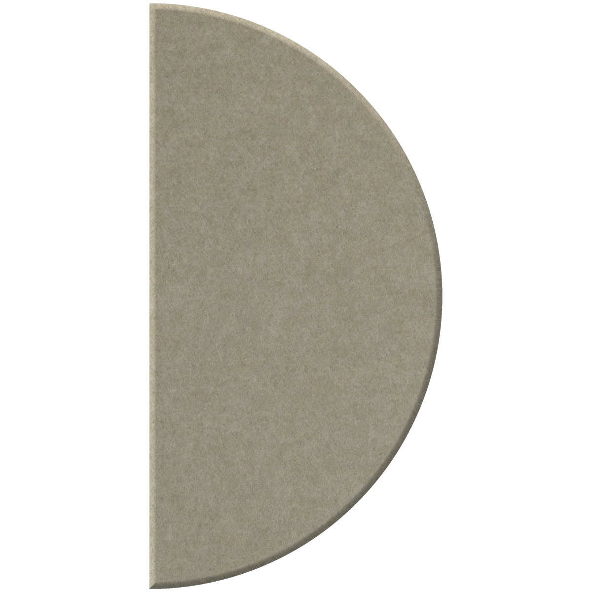 A single semicircular makeup pan in a light lavender-purple shade, shown against a plain white background.