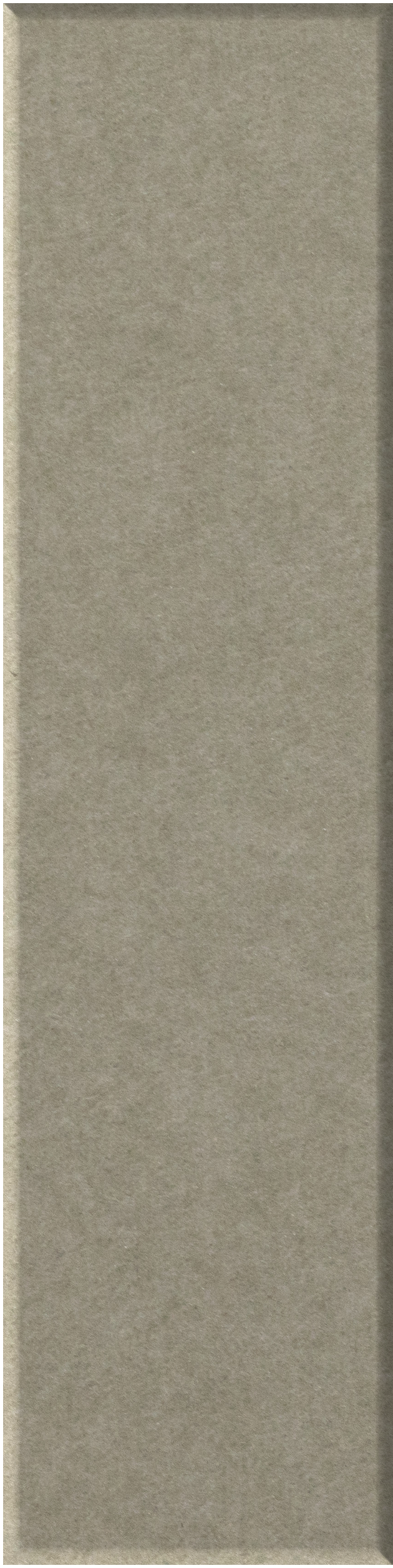 Tall rectangular shiplap tile with matte beige finish and subtle texture throughout.