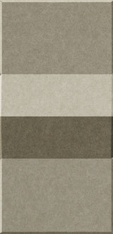 Four rectangular tiles in alternating shades of taupe, cream, and brown with textured surfaces.