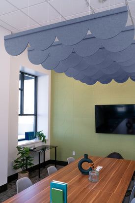 Periwinkle Acoustic Blade Baffle