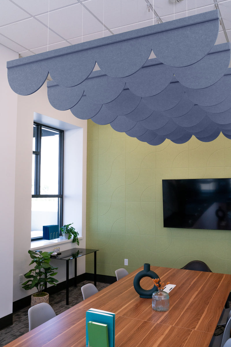 Periwinkle Acoustic Blade Baffle