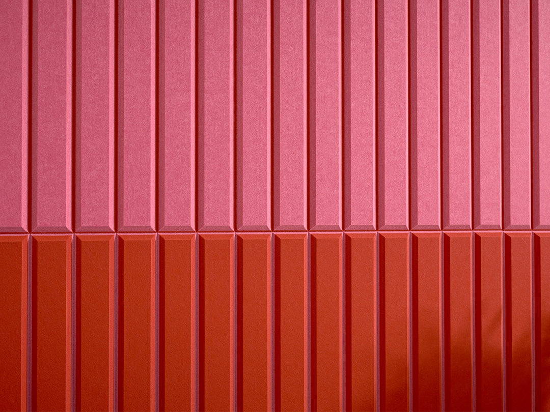 Layered Hot Pink and Scarlet Large Parallel