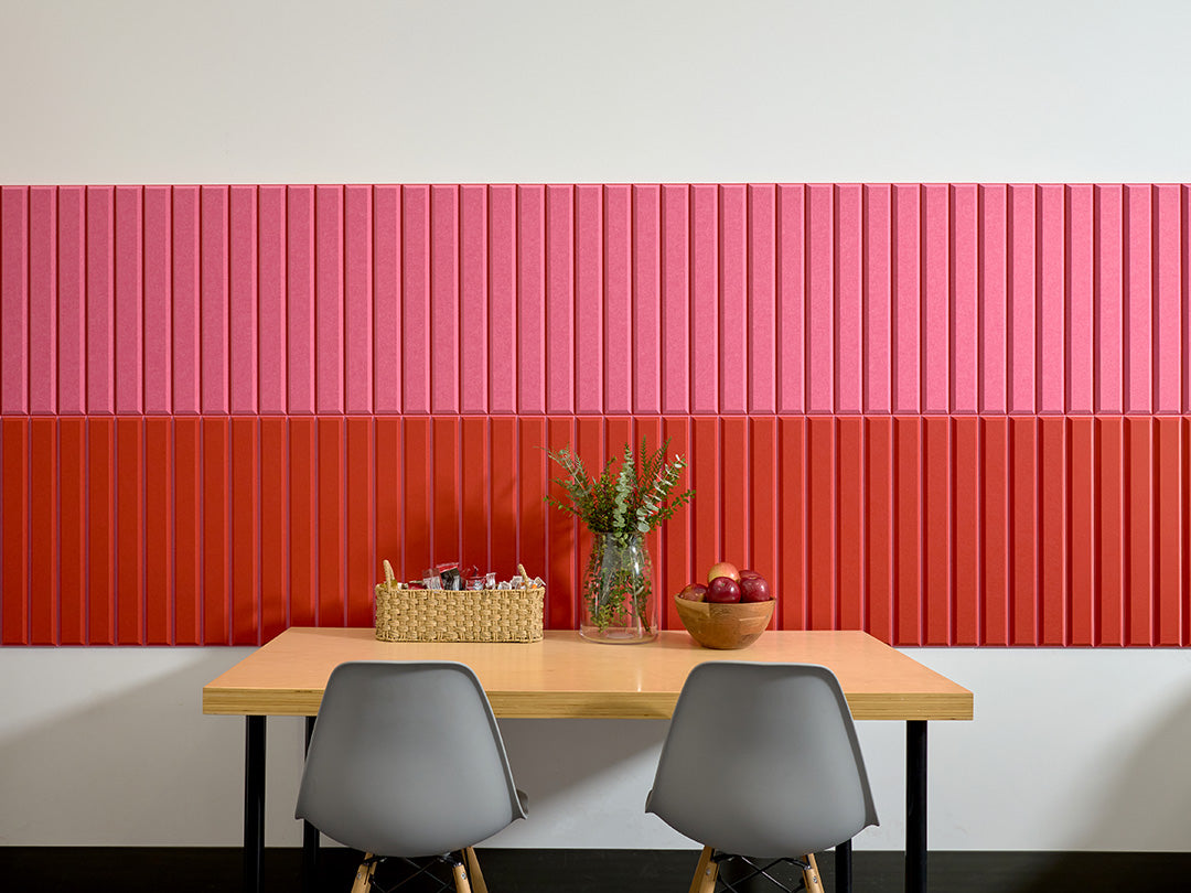 Layered Hot Pink and Scarlet Large Parallel