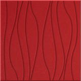Scarlet 9mm Engraved River felt sample with wavy vertical grooves