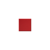 A small centered square swatch of solid red on a plain white background.