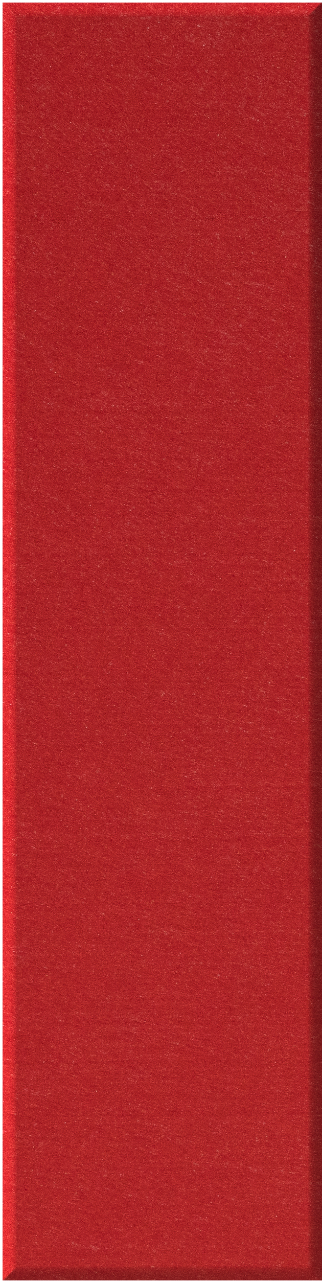 Red shiplap tile with textured surface and subtle beveled edge detail.