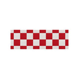 Web image of a Felt Right checkerboard design in red and white