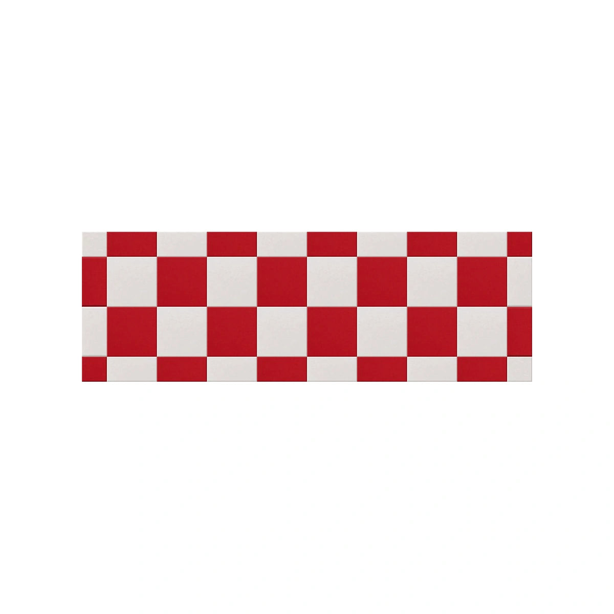 Web image of a Felt Right checkerboard design in red and white
