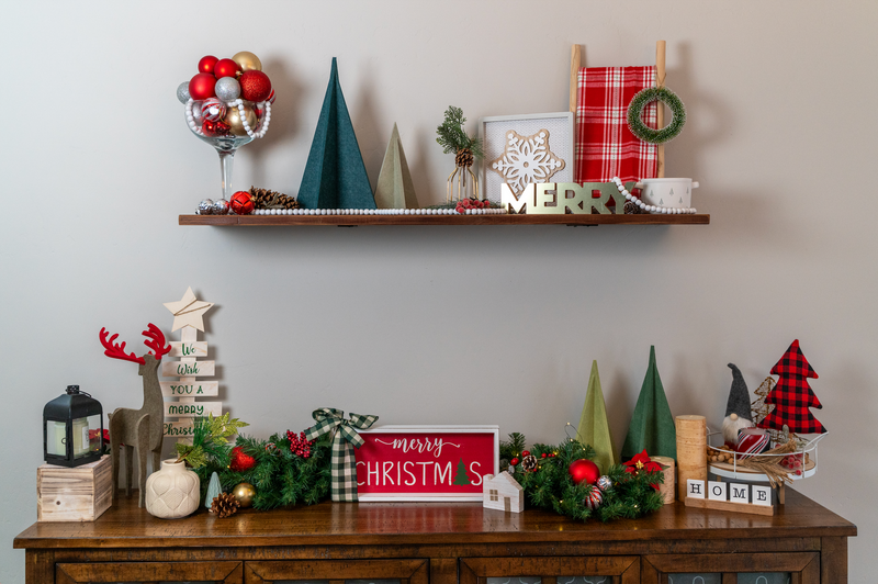 4-Piece Evergreen Tree Set