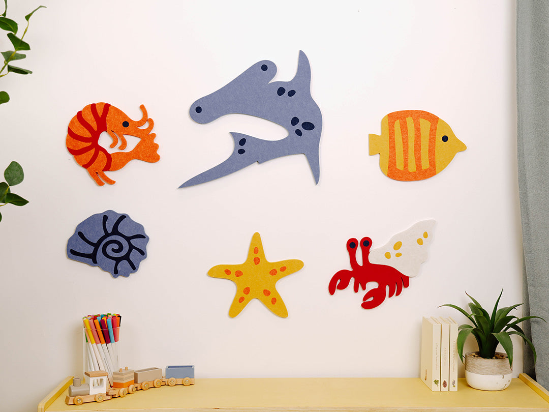 6-Piece Sea Animal Shark Kit