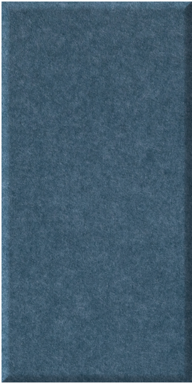 Slate-blue rectangular tile with textured matte surface.