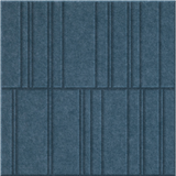 Slate Blue 9mm Engraved Offset felt sample with staggered vertical grooves