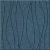 Slate Blue 9mm Engraved River felt sample with wavy vertical grooves