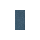 A rectangular textured fabric swatch in a muted slate blue color, centered on a plain white background.